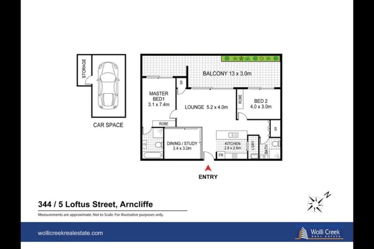 Sun-Drenched 3 Bedroom Apartment In Turrella Mascot Exterior photo